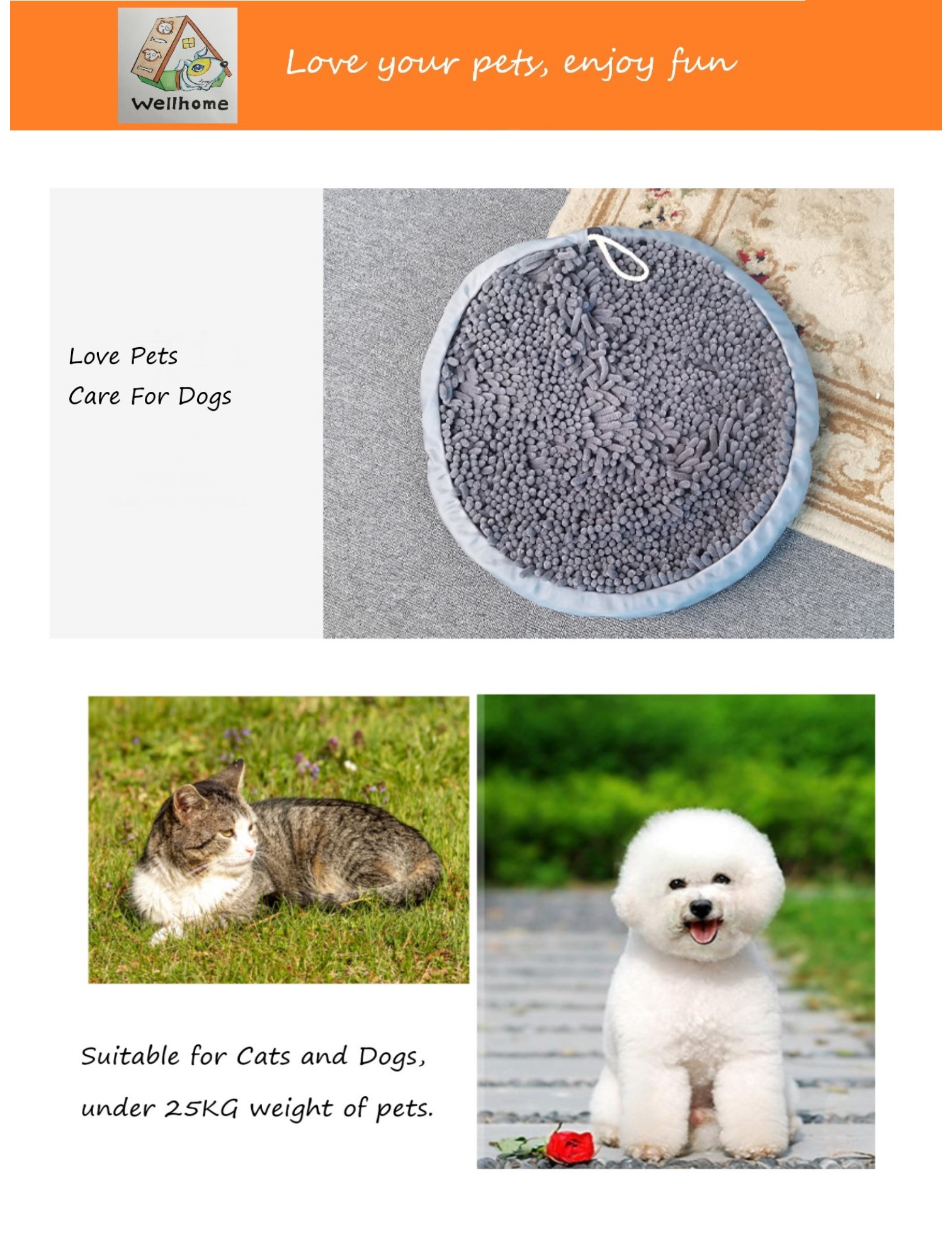 Pet sniffing pad.16