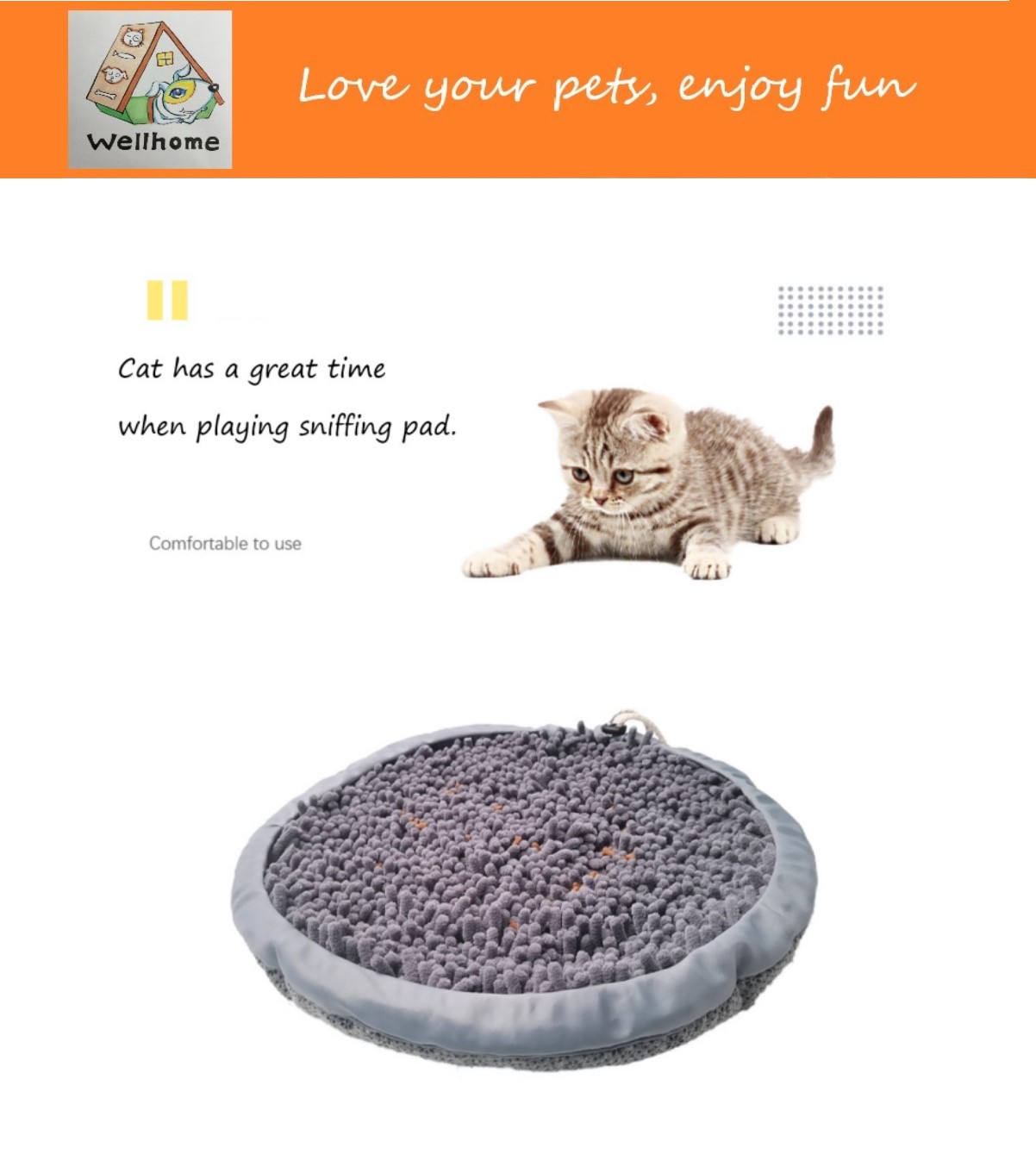 Pet sniffing pad.18